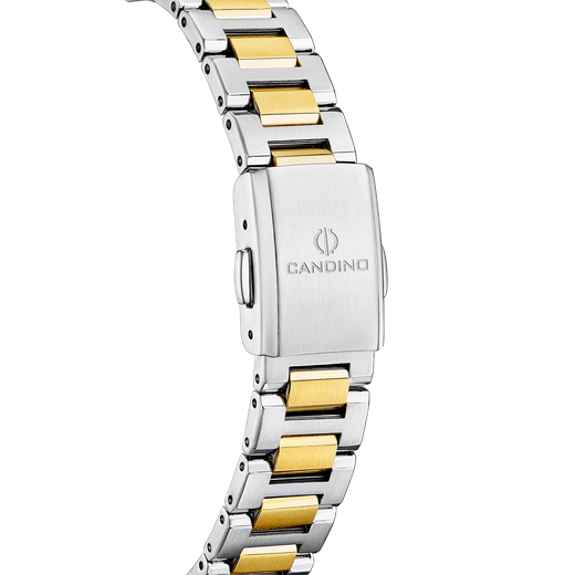 Reloj Candino Mujer C4776/2 Acero Bicolor Dorado Analógico