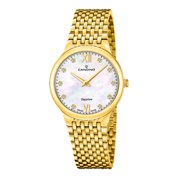 Reloj Candino Mujer C4791/1 Acero Dorado Analógico