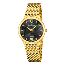 Reloj Candino Mujer C4791/4 Acero Dorado Analógico