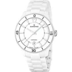 Reloj Candino Mujer C4794/2 Swiss Made Cerámica Analógico