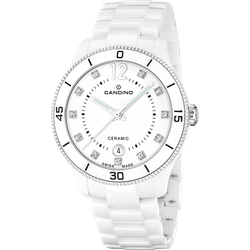 Reloj Candino Mujer C4794/3 Swiss Made Cerámica Analógico