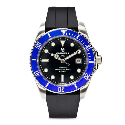 Reloj Cánovas 1929 Hombre CA1929-523 Sport Negro Acero Analógico