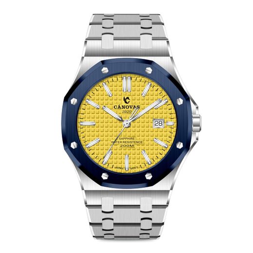 Reloj Cánovas 1929 Hombre CA1945-152 Acero Amarillo Azul