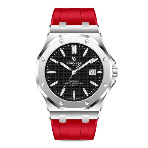 Reloj Cánovas 1929 Hombre CA1945-34101 Sport Rojo Acero