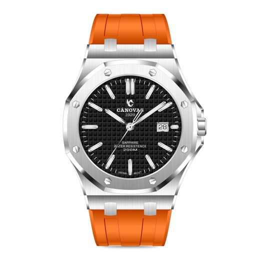Reloj Cánovas 1929 Hombre CA1945-36101 Sport Naranja Acero