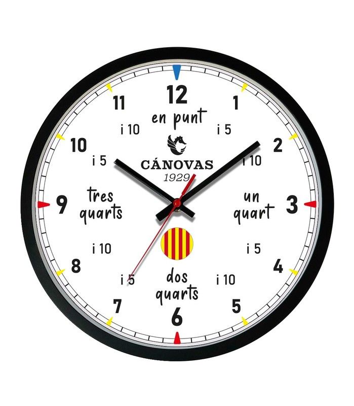 Reloj Cánovas 1929 Pared CA1929-CAT Horas Catalán