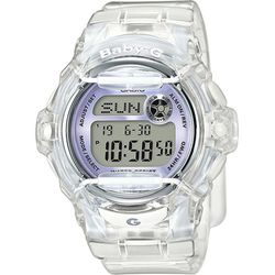 Relógio feminino Casio Baby-G BG-169R-7EER branco transparente