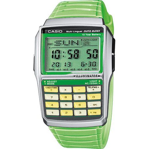 Reloj Casio Digital Hombre Data Bank Calculadora DBC-32C-3BEF