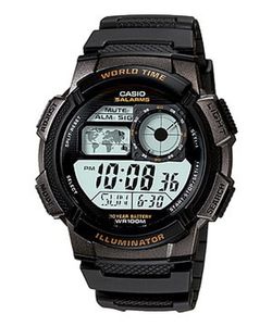 Reloj Casio Digital Hora Mundial AE-1000W-1AVEF