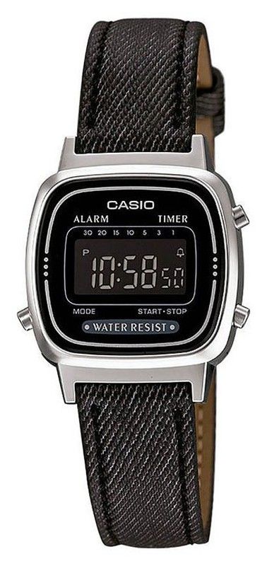 Cyfrowy damski pasek do zegarka Casio LA670WEL-1BEF