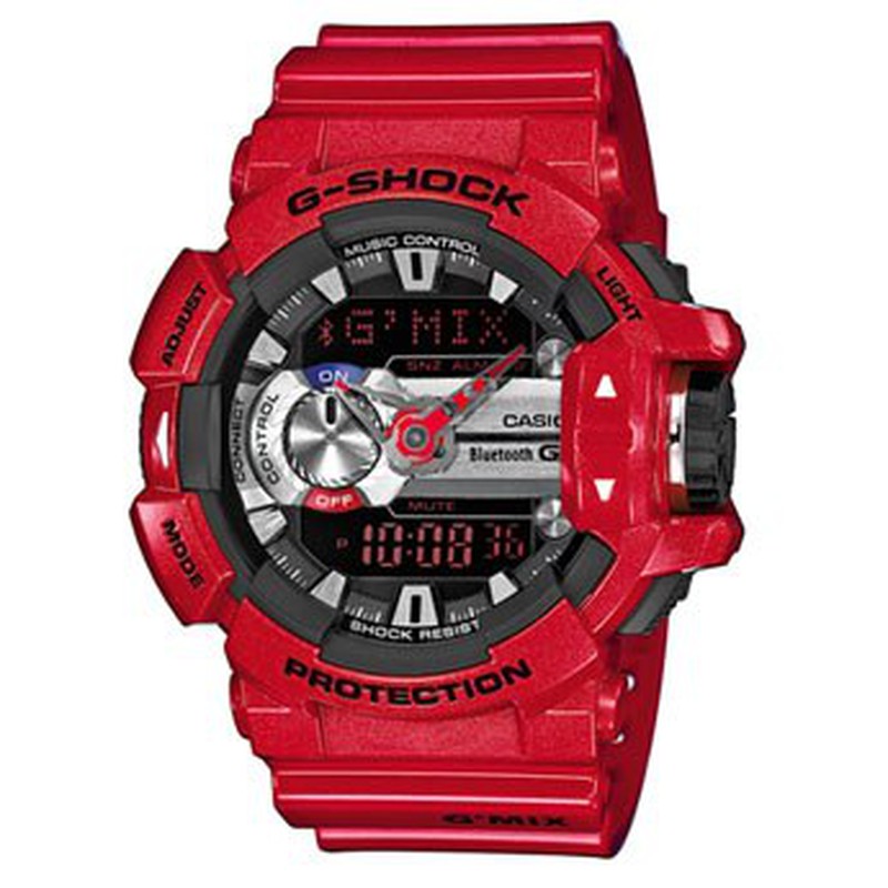kanker Sinis steeg Casio G-Shock Bluetooth rood GBA-400-4AER horloge — Joyeriacanovas