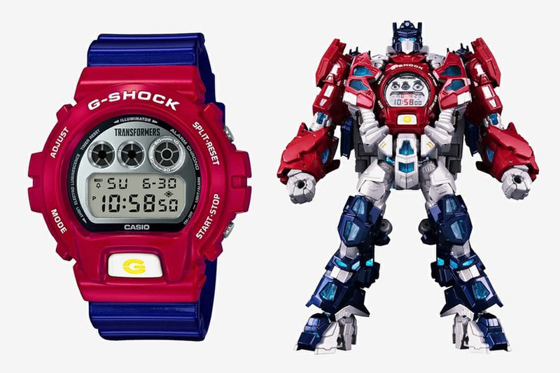 Reloj G-Shock DW-69000TF-SET Transformers Optimus Prime Azul Rojo — Joyeriacanovas
