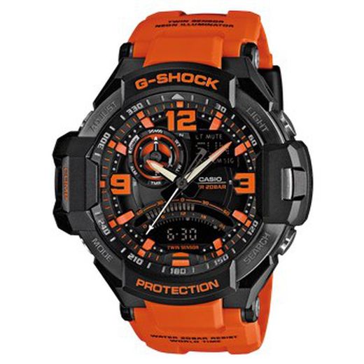 Casio G-Shock GA-1000-4AER Gravitymaster Orange Watch