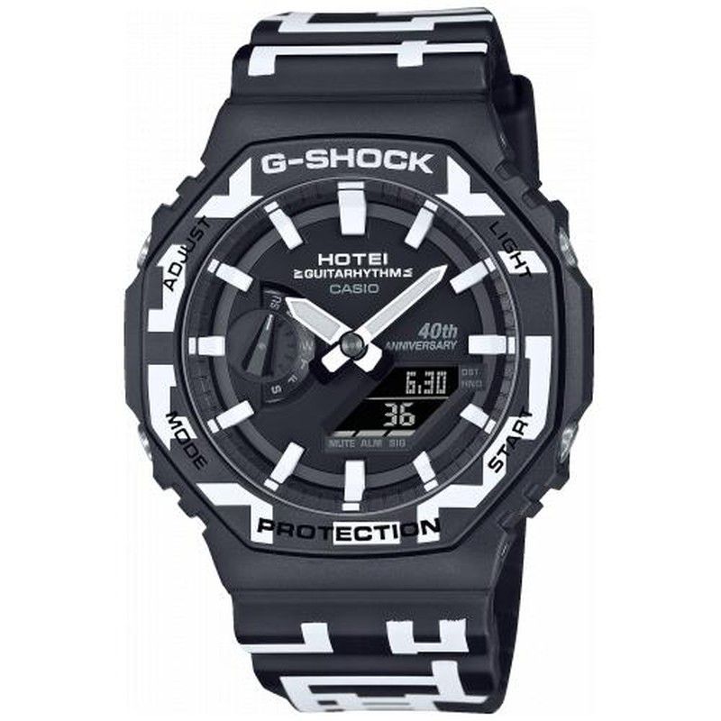 Montre Casio G-Shock GA-2100 1AER Modifiée Kit Acier - Analogique-digitale, 200m, Neuve Avec étiquettes