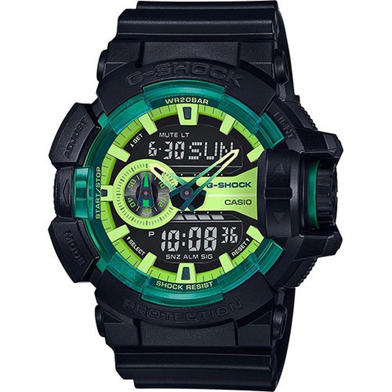 Analog Casio G Shock Nero E Verde G Shock Casio Orologio Casio 10