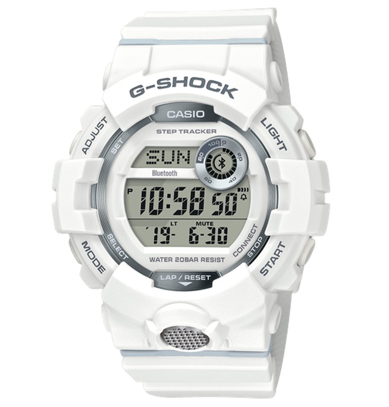 Ventilar Centelleo Cubo Reloj Casio G-Shock GBD-800-7ER Sport Blanco — Joyeriacanovas