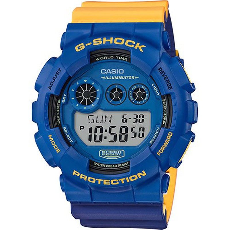 Orologio Casio G-Shock GD-120BNC-2ER blu giallo — Joyeriacanovas
