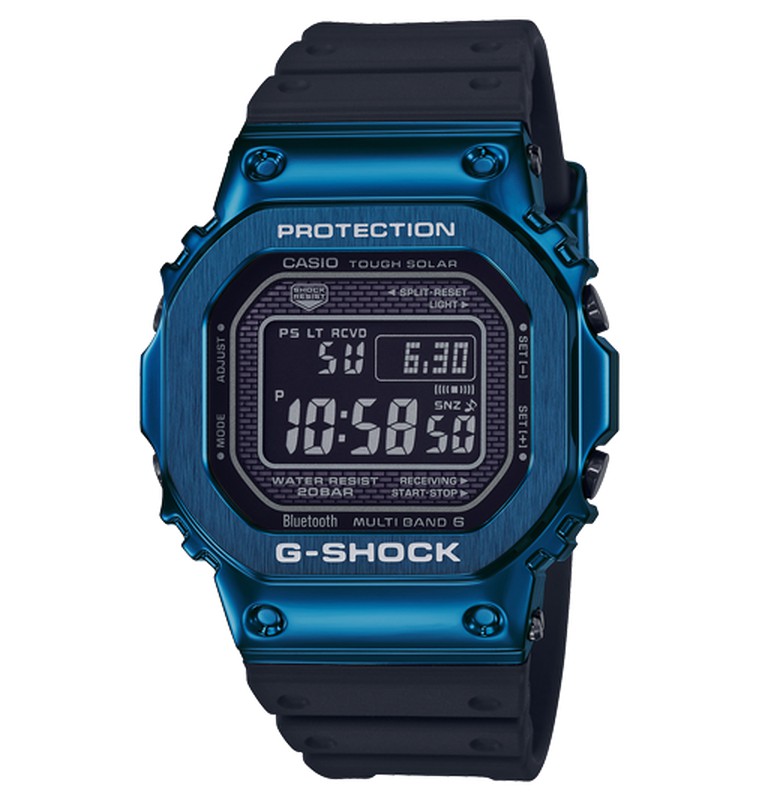 Felicidades Virgen condensador Reloj Casio G-Shock GMW-B5000G-2ER Sport Bicolor Azul y Negro —  Joyeriacanovas