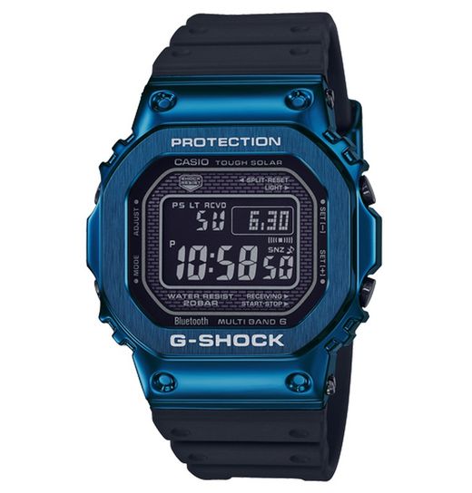 Orologio Casio G-Shock GMW-B5000G-2ER Sport bicolore blu e nero