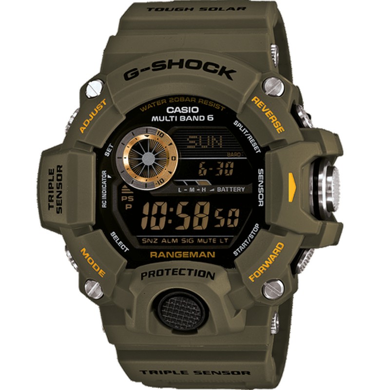 Gunst Noodlottig vrijdag Casio G-Shock GW-9400-3ER Rangeman groen horloge — Joyeriacanovas