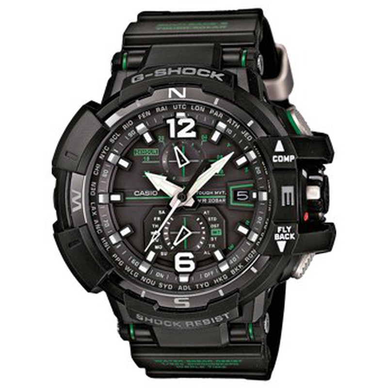 Contaminar Violar maletero Reloj Casio G-Shock GW-A1100-1A3ER Gravitymaster Negro — Joyeriacanovas