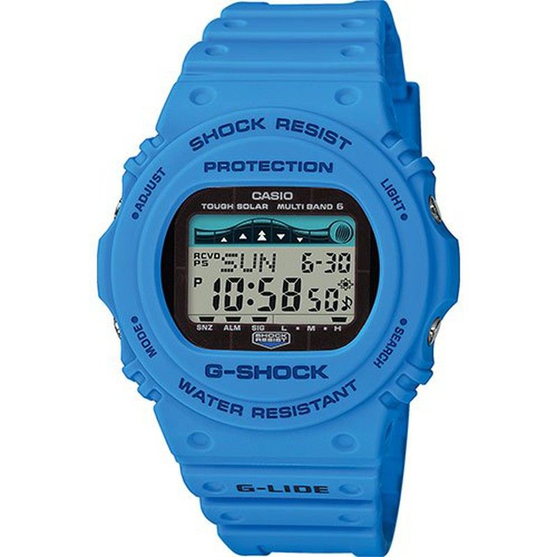 Reloj Casio G-Shock GWX-5700CS-2ER Azul Mareas — Joyeriacanovas