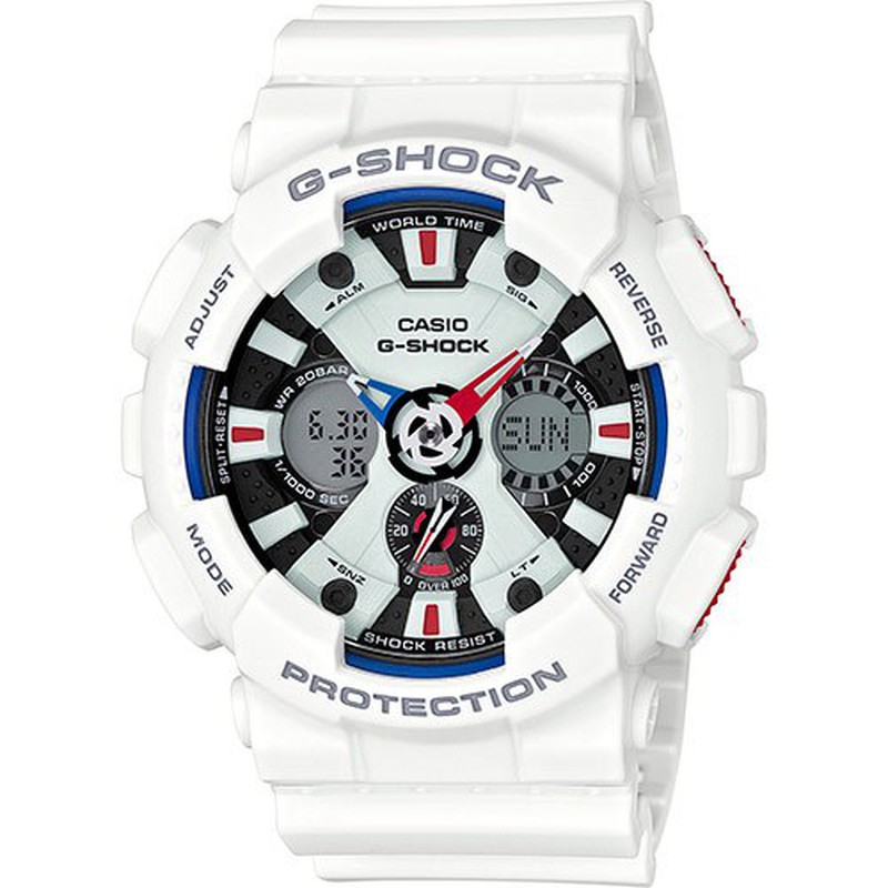 Reloj Casio G-Shock Hombre GA-120TR-7AER G-SPECIAL Blanco — Joyeriacanovas