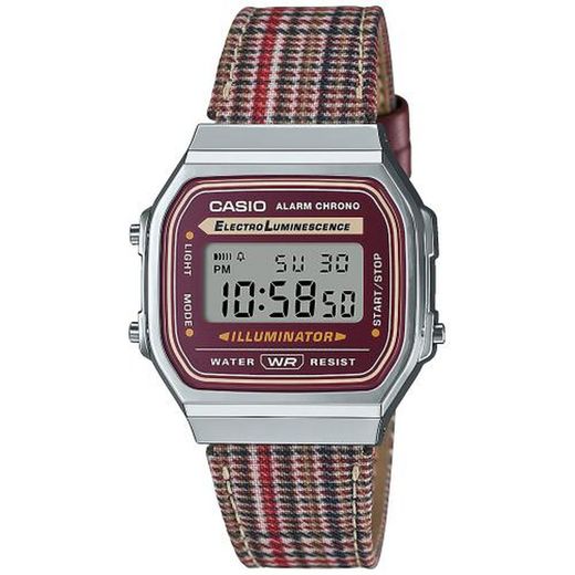 Casio Men's Watch A168WEFL-5AEF Brown Leather