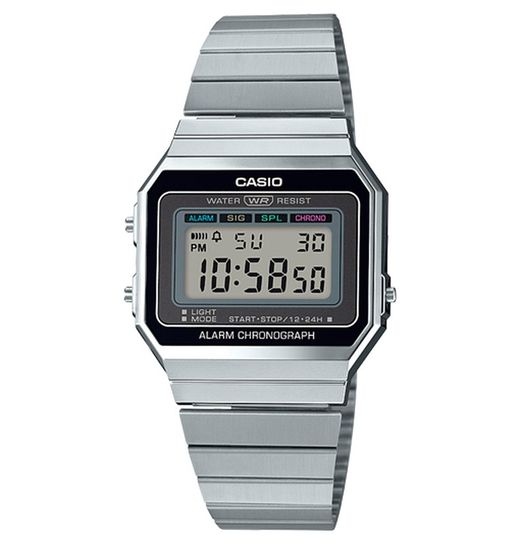 Casio Relógio Masculino A700WE-1AEF Quadrado de Aço