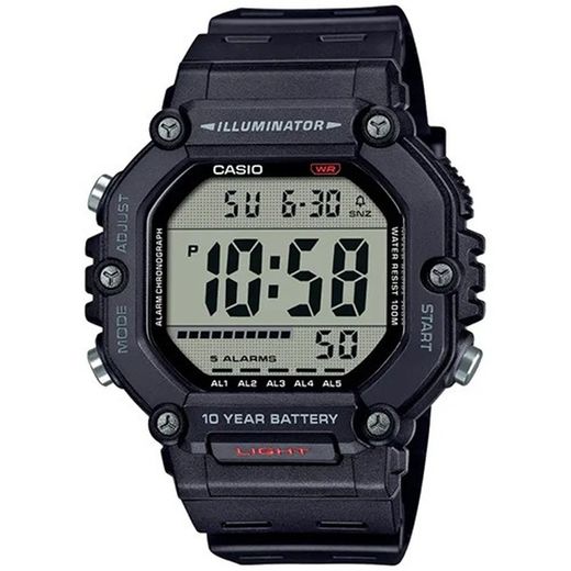Montre sport Casio AE-1600H-1AV pour homme, noire
