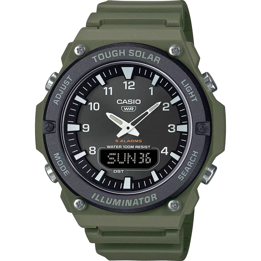 Reloj Casio Hombre AQ-S820W-3BV Sport Verde Digital — Joyeriacanovas