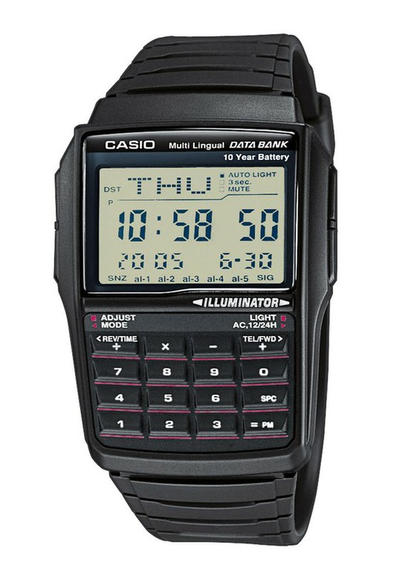 Las mejores ofertas en Relojes de pulsera con calculadora Casio Databank  Hombres