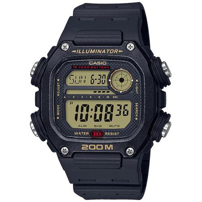 Reloj Casio Hombre DW-291H-9AVEF Digital Negro — Joyeriacanovas
