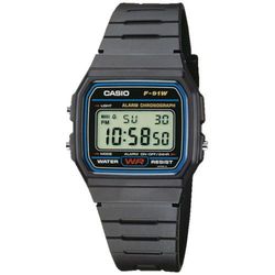 Reloj Casio Hombre F-91W-1YEG Negro