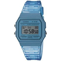 Casio Herenhorloge F-91WS-2EF Digitaal Blauw