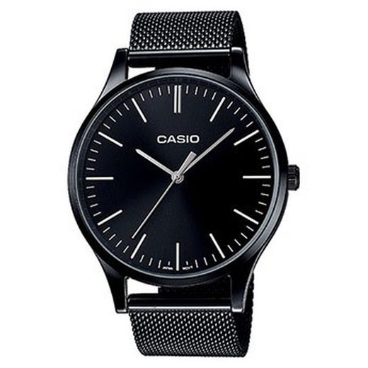 Reloj Casio Hombre LTP-E140B-1AEF Acero Negro