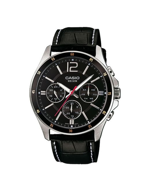 Rellotge Casio Home MTP-1374PL-1AVEF Pell Negra