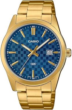 Reloj Casio Hombre MTP-VD03G-2A Acero Dorado Analógico
