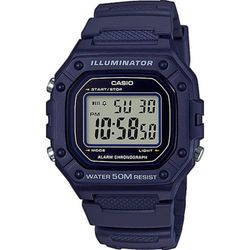 Casio herenhorloge W-218H-3VEF blauw
