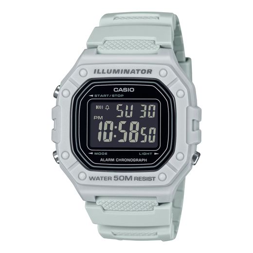 Reloj Casio Hombre W-218H-8BV Sport Gris Digital