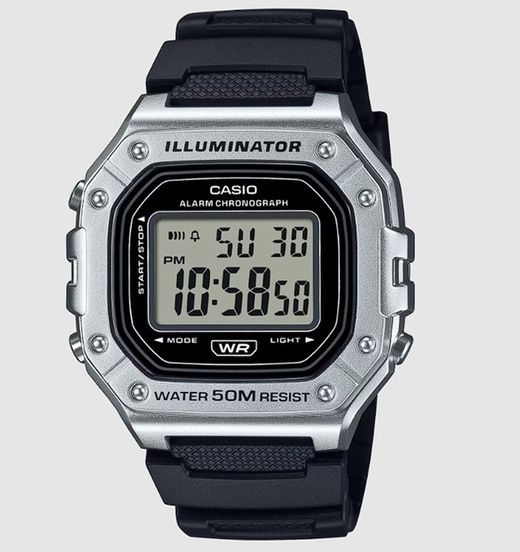 Rellotge Casio Home W-218HM-7AVER Sport Negre Bicolor Acer