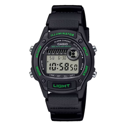 Reloj Casio Hombre W-220H-1A3V Resina Negro Sport Digital