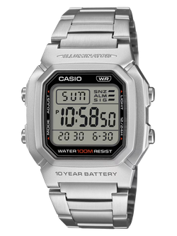 Reloj Casio Hombre W-800HD-1AV Acero Digital