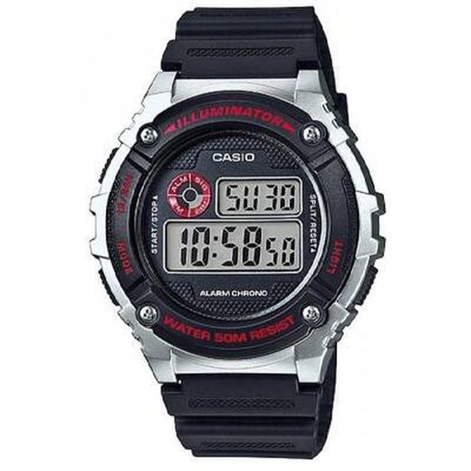 Rellotge Casio Home W216H-1CVEF Sport Negre