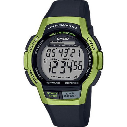 Relógio masculino Casio WS-1000H-3AVEF Sport Green