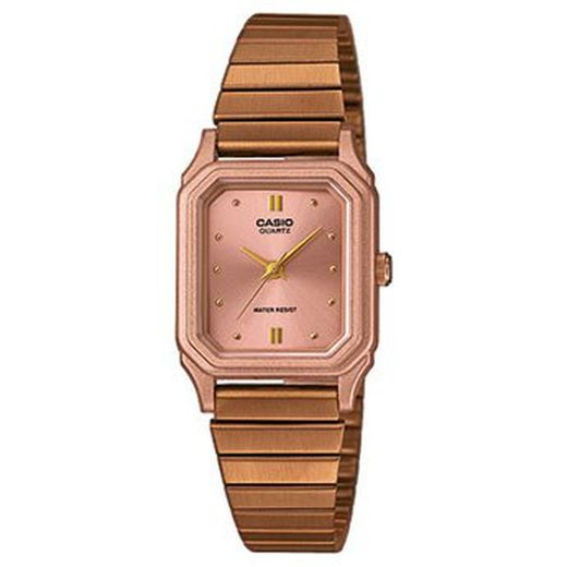 Reloj Casio Mujer Acero Oro rosado LQ-400R-5AEF