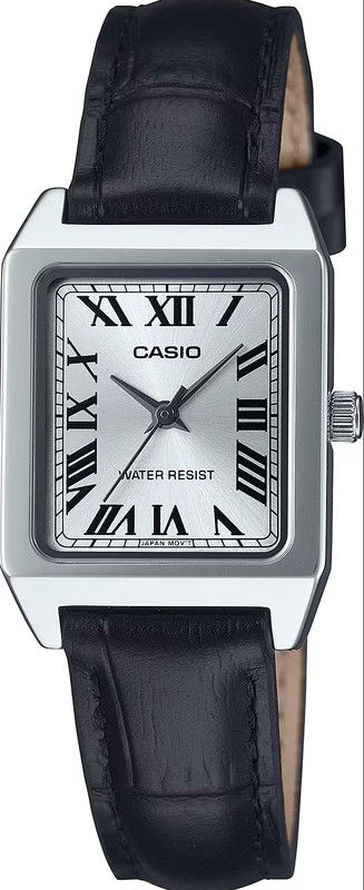 Casio dameur LTP-B150L-7B1 Sort læder
