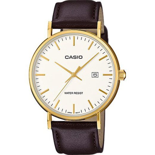 Casio Women's Watch MTH-1060GL-7AER Brown Leather