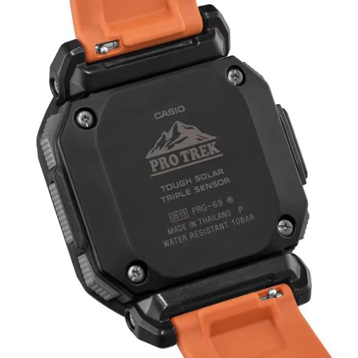 Reloj Casio Pro Trek Hombre PRG-69-4 Sport Naranja Digital