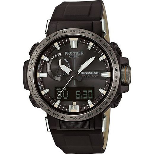 Reloj Casio Pro Trek PRW-60YAE-1AER Tela Negro